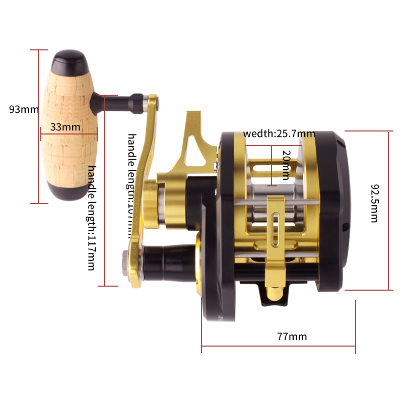 Reel Drag Knob - RUKE Reel Logam untuk Slow Jigging,