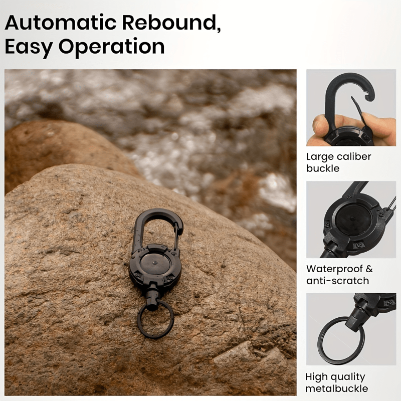 Carabiner Tali Tarik Retractab - Conventional Reel ulasan dan harga